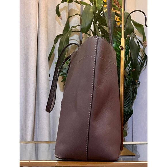 ✺ AUTHENTIC TORY BURCH TAUPE MCGRAW SHOULDER BAG - Picture 3 of 13